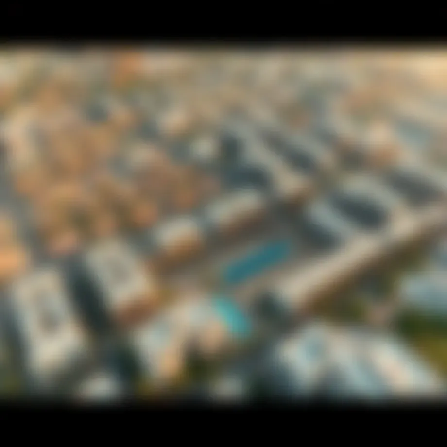 Aerial view of Damac Hills 2 showcasing residential areas