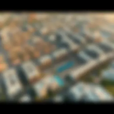 Damac Hills 2: A Glimpse from Above Aerial view of Damac Hills 2 showcasing residential areas