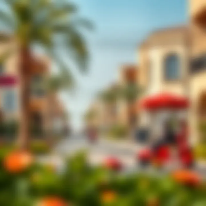 Vibrant community life surrounding Amara Tilal Al Ghaf