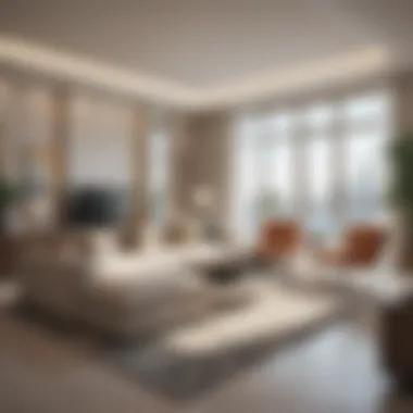 Modern apartment interior in Dubai