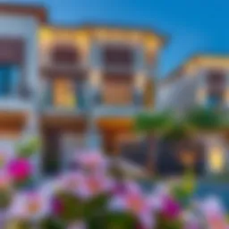 Elegant exterior view of the Bianca Townhouse