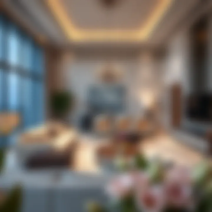 Sophisticated Living Room Design Luxurious living room interior in the Bianca Townhouse