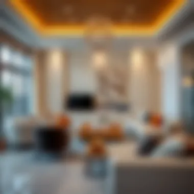 Elegant Living Space in Bianca Townhouse Luxurious living room interior of Bianca Townhouse