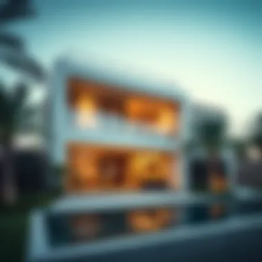 Modern Architectural Design of Five-Bedroom House Modern architectural design of five-bedroom house