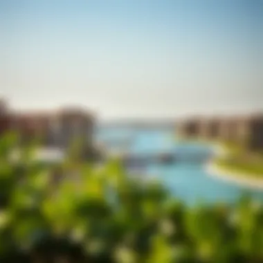 Prime Location of Damac Lagoons Nice Cluster Scenic view showcasing the strategic location of Damac Lagoons