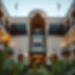 Modern architecture of Al Badaa Residences