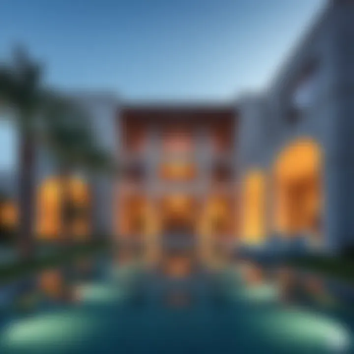 Stunning architectural design of Bulgari Villas