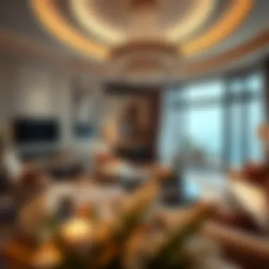 Sumptuous Interior Design of Dubai Lagoon Villas Interior design of a Dubai Lagoon Villa featuring opulent furnishings