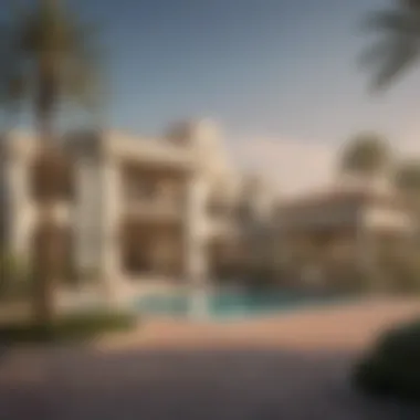 Investment Opportunities in Dubai Ranches Investment opportunities in Dubai Ranches illustrated by a graph showing market trends and property value increase.