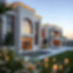 Elegant architectural design of Emaar South Villas showcasing modern luxury