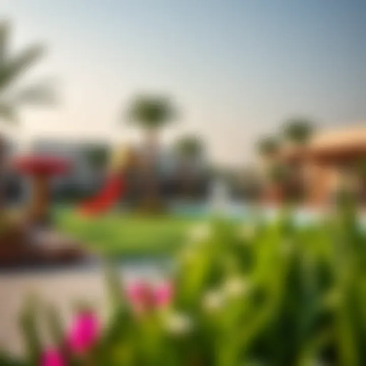 Vibrant community amenities at Emaar South including parks and recreational areas