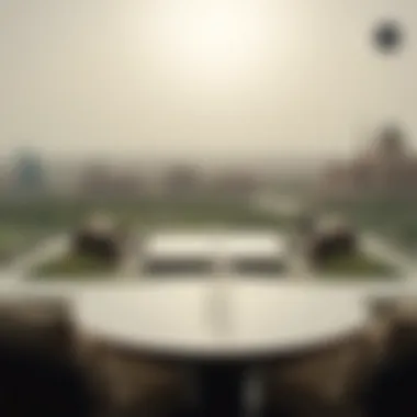 Stunning views from Emaar South Villas highlighting the surrounding landscapes