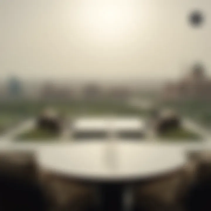 Stunning views from Emaar South Villas highlighting the surrounding landscapes