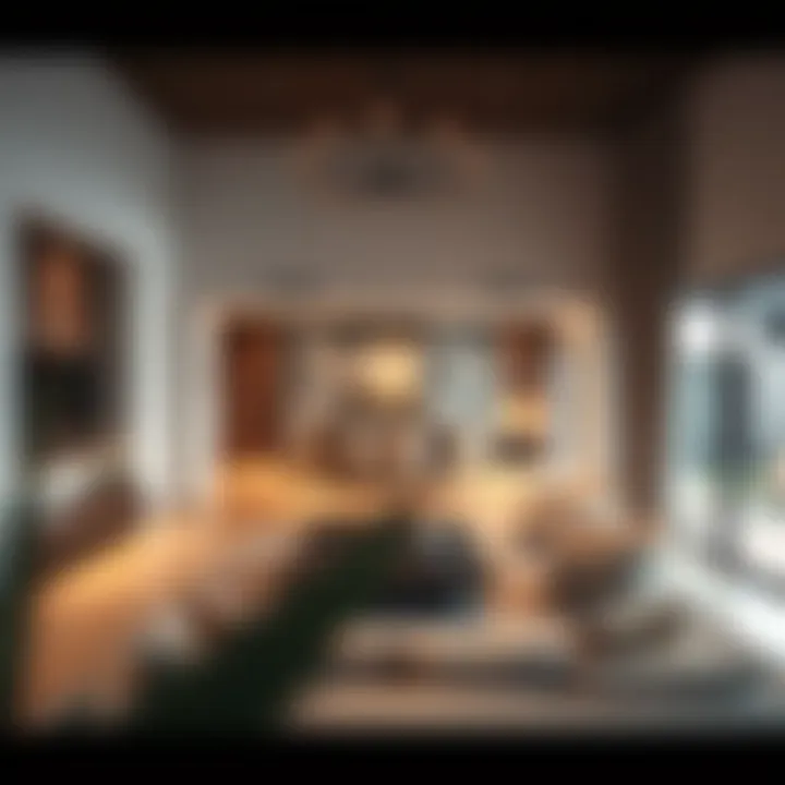 Interior of a luxurious living space within Gardenia Villas