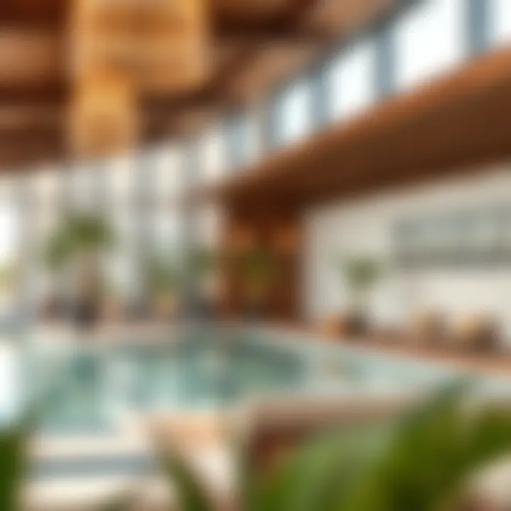 Luxurious amenities available for residents