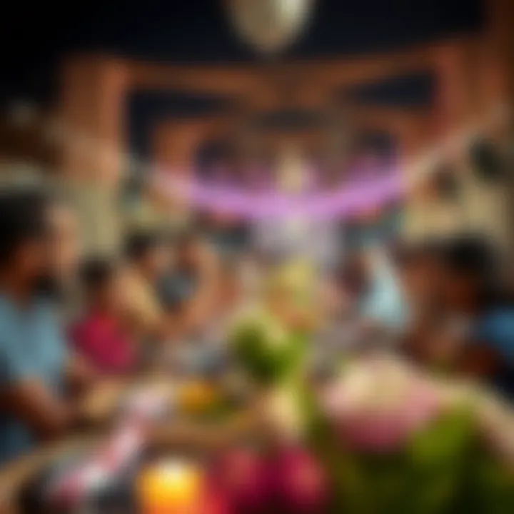 Community gatherings showcasing the vibrant lifestyle