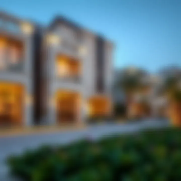 Stunning architectural design of Jebel Ali Village Villas showcasing modern elegance.