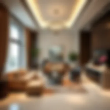 Elegant interior design of a Jebel Ali villa