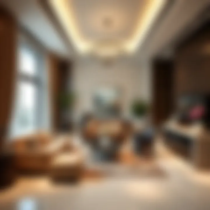 Elegant interior design of a Jebel Ali villa