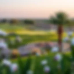 Stunning view of Jumeirah Golf Estate's championship golf course