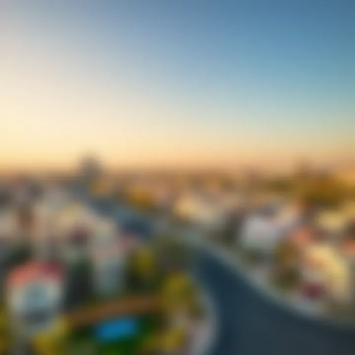 Scenic View of Jumeirah's Vibrant Neighborhood Scenic view of Jumeirah's vibrant neighborhood