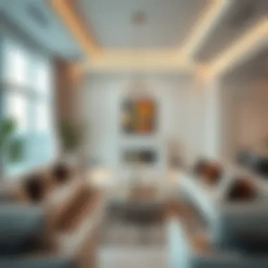 Elegant interior design showcasing upscale living spaces