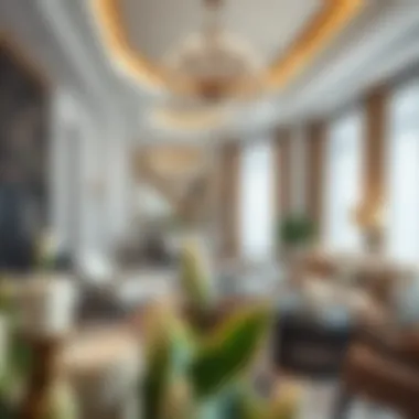 Sophisticated Interior Spaces Elegant interior design showcasing opulent living space