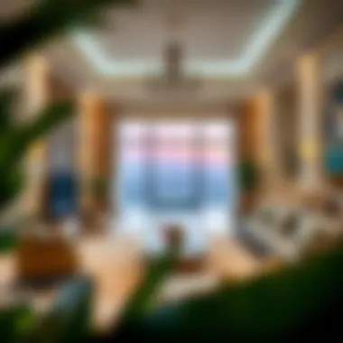 Interiors of Dubai's High-End Villas Lavish interiors showcasing modern amenities in a Dubai villa