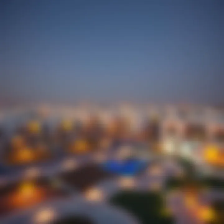 Stunning view of Masaar Arada community showcasing modern residential architecture