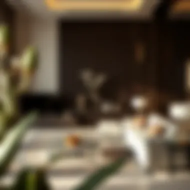 Luxurious interior design of a Masaar Arada residence highlighting modern elegance