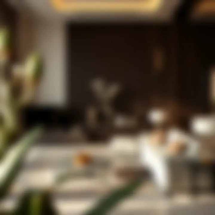 Luxurious interior design of a Masaar Arada residence highlighting modern elegance