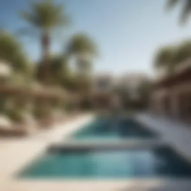 Serene Outdoor Amenities Serene outdoor amenities in Palm Hills