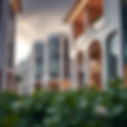 Elegant architecture of Park Greens residences showcasing luxury design