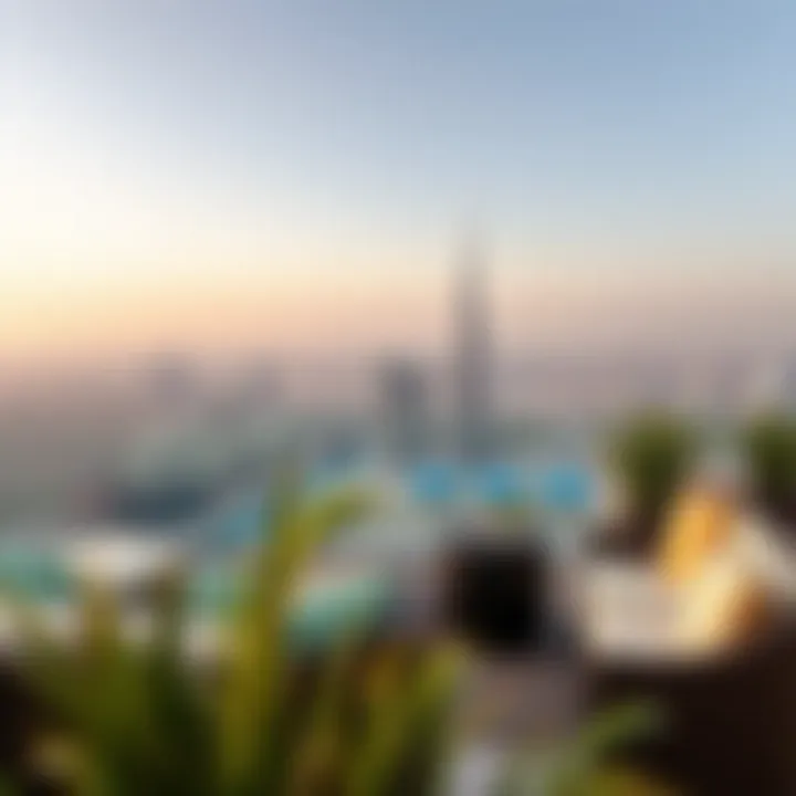 Breathtaking City Views from Villa Terraces Breathtaking views from a villa terrace overlooking the city