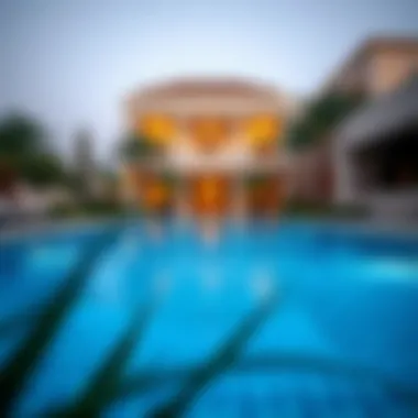 Luxurious Outdoor Pool Areas in Villas Luxurious outdoor pool area in a villa setting