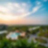 Panoramic view of Sobha Reserve showcasing its luxurious surroundings