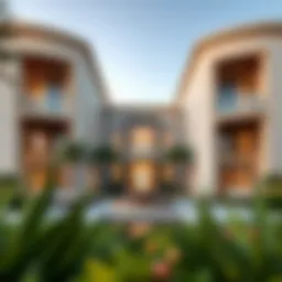 Stunning exterior view of Sobha Villas showcasing architectural elegance