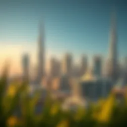 Stunning skyline of Dubai showcasing luxury properties