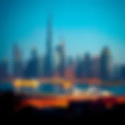 Stunning skyline of Dubai showcasing luxury towers