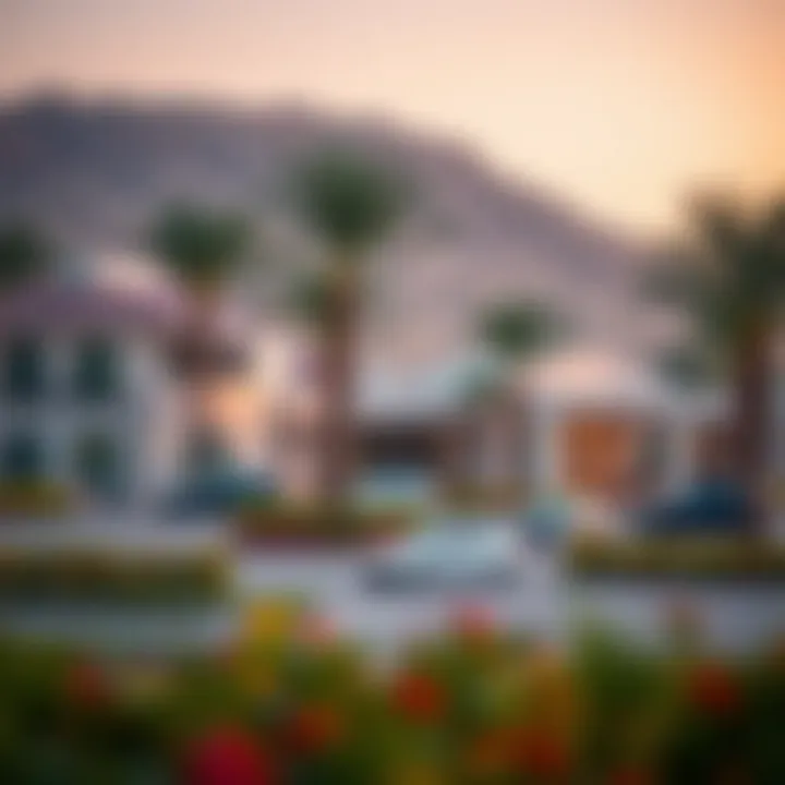 Serene community amenities including parks and leisure areas in Arabian Ranches