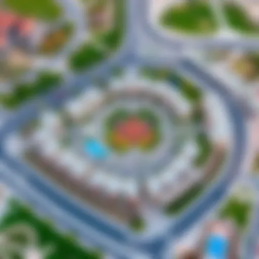 Aerial Layout of Joy at Arabian Ranches 3 Aerial view showcasing the layout of Joy in Arabian Ranches 3