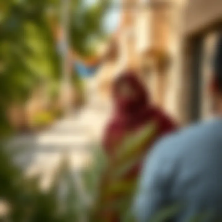 Vibrant community life in Zahia
