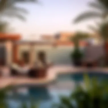 Luxurious outdoor amenities available in the Umm Al Sheif community