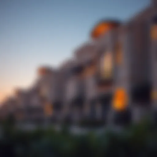 Elegant architectural design of Verdana Townhouses