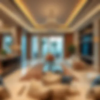 Elegant interiors showcasing the sophistication of Palm Jumeirah villas