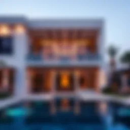Stunning villa with modern architecture in Jumeirah Park