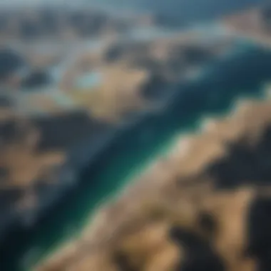 Lush Landscapes of Greenland Dubai Aerial view showcasing the lush landscapes of Greenland Dubai
