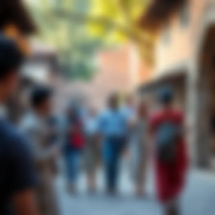 Journey Through History at Heritage Village Visitors exploring the historical significance of Heritage Village