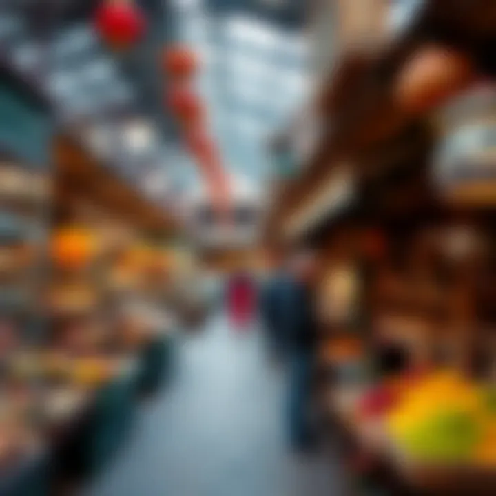 Cultural Vibrancy of Heritage Village Marketplace Vibrant marketplace showcasing local culture and traditions