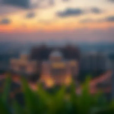 Hillcrest Skyline: A Glimpse of Luxury Living Stunning skyline view of Hillcrest in Dubai Hills showcasing luxury residences